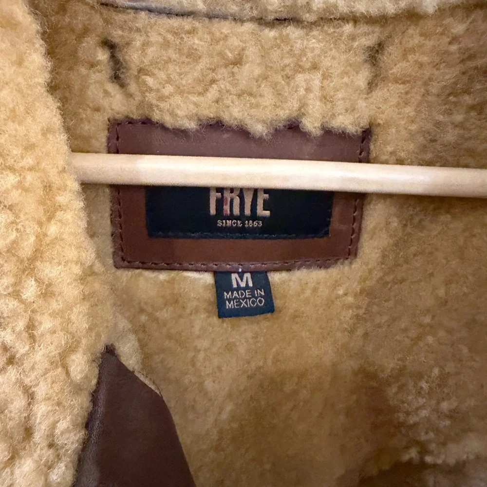 Frye Shearling Lamb Leather Jacket